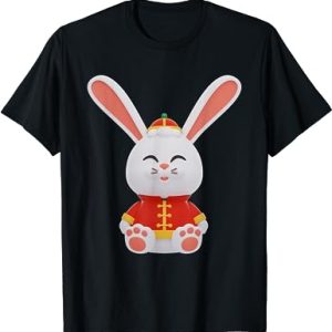 Wealthy Chinese Rabbit T-Shirt by Guaripete