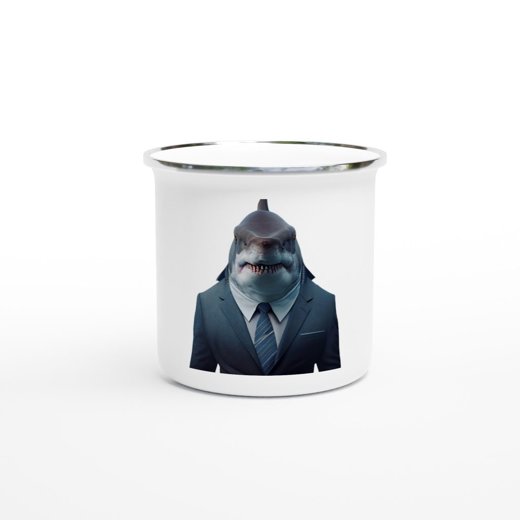 Shark in Suit Collection Coffee Mugs